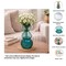 Glass Vase | Decorative Opulent Bauble Glass Vase | 6.50x14" | Luxury Home Décor for Living Room, Office & Elegant Interiors
